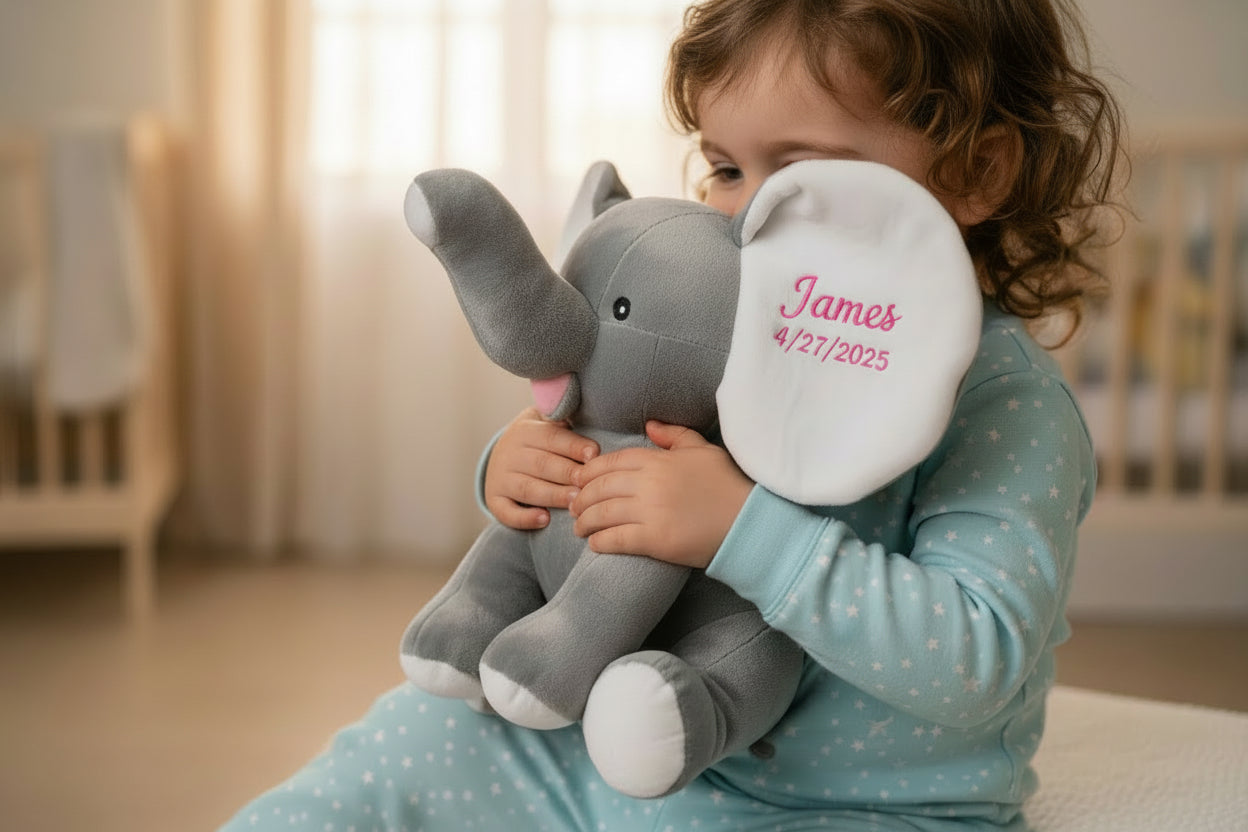 Customizable Elephant Stuffed Animal